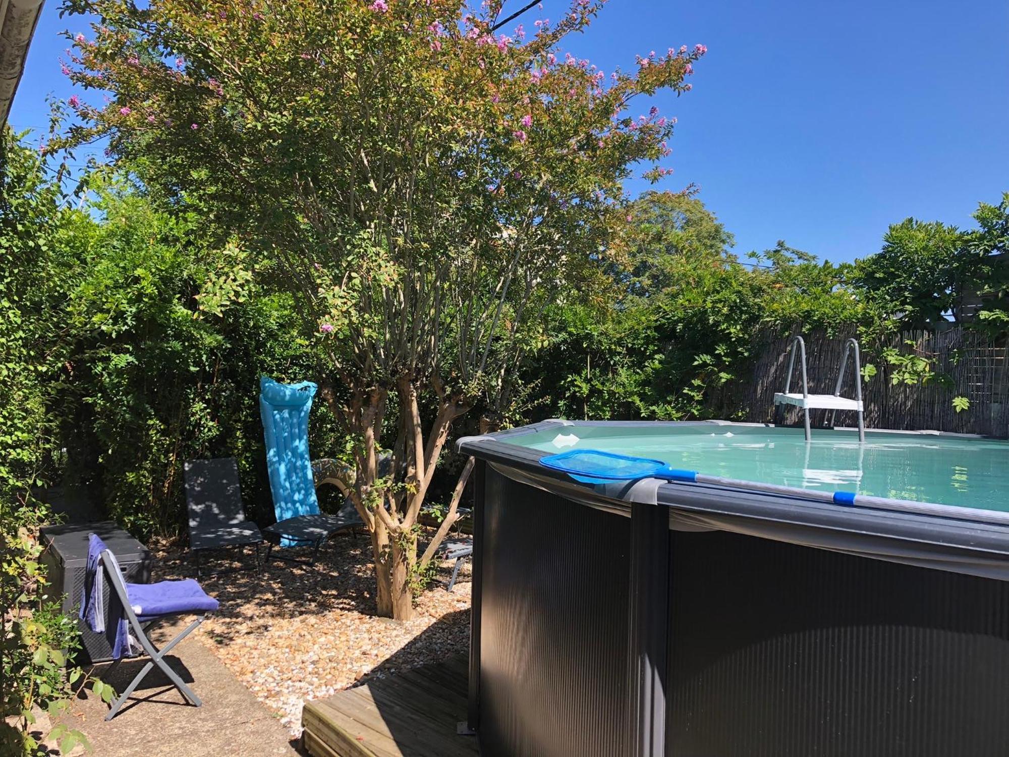 Maison A Arcachon Avec Piscine Hors-Sol المظهر الخارجي الصورة